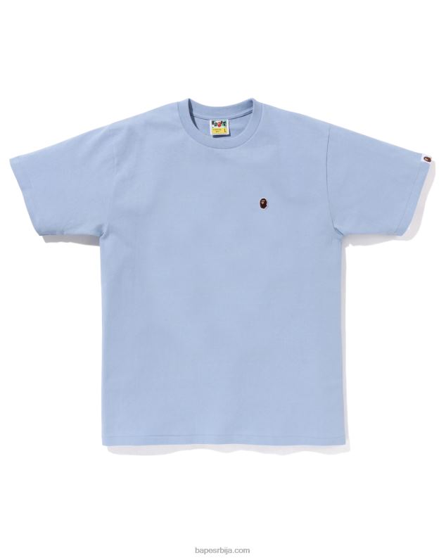 светло плава мушкарци A Bathing Ape хеад оне поинт тее J428032