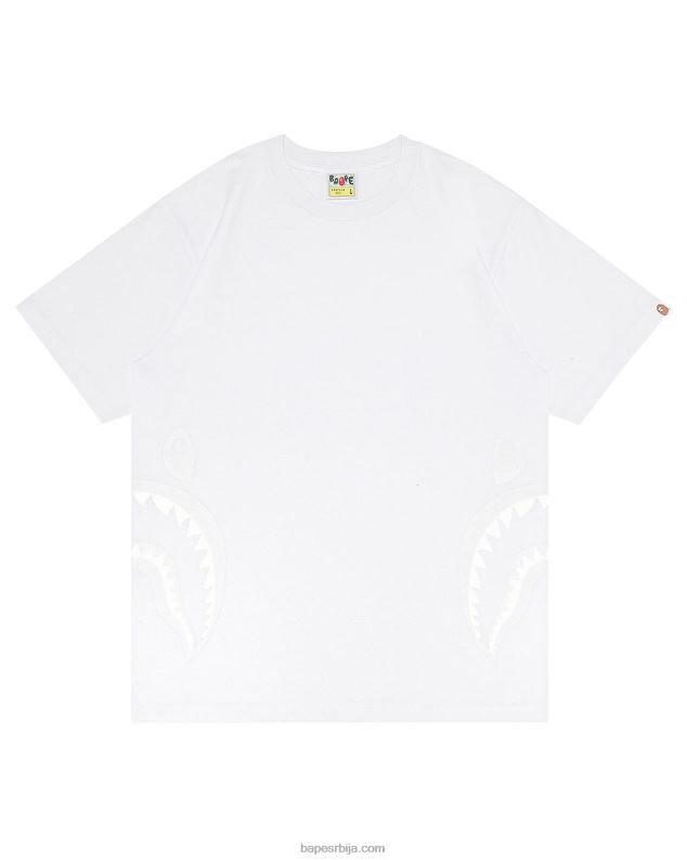 бео мушкарци A Bathing Ape сиде схарк тее J4280322
