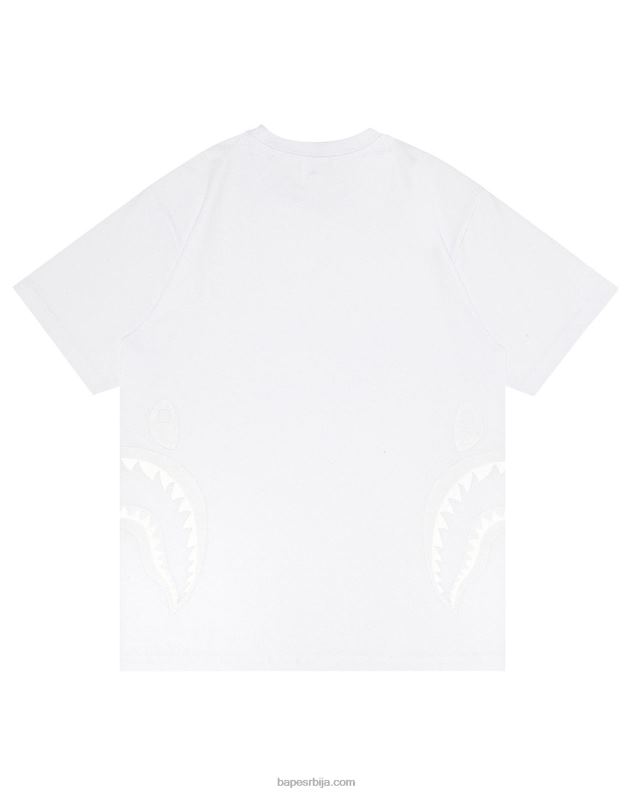 бео мушкарци A Bathing Ape сиде схарк тее J4280322