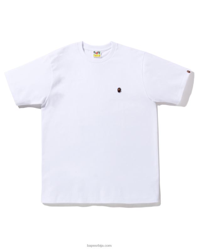 бео мушкарци A Bathing Ape хеад оне поинт тее J428035