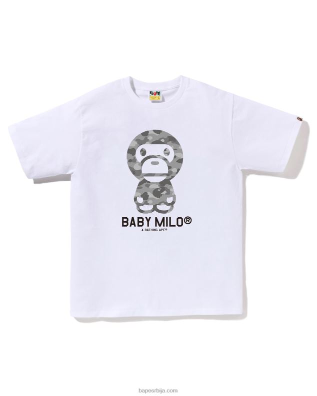 бео мушкарци A Bathing Ape саћа цамо баби мило тее J428049