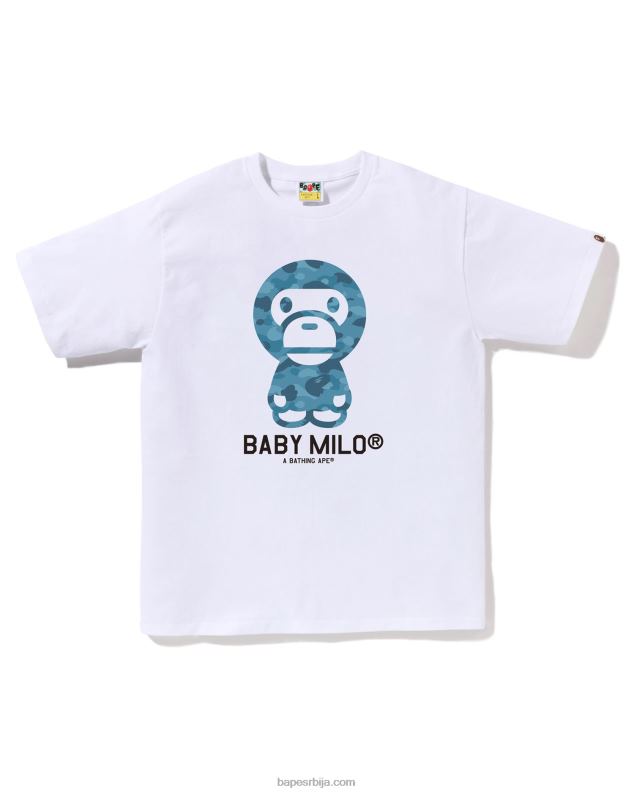 бео мушкарци A Bathing Ape саћа цамо баби мило тее J428050