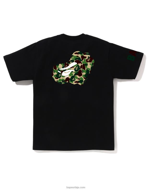 црн мушкарци A Bathing Ape абц цамо тее J428075