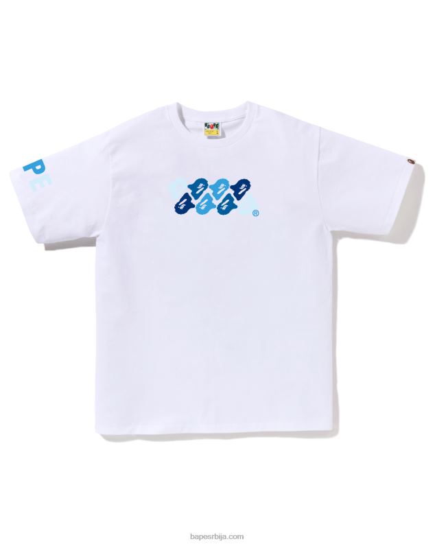 бео мушкарци A Bathing Ape абц цамо тее J428077