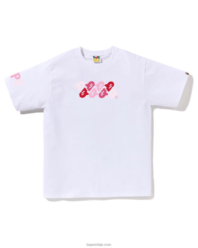 бео мушкарци A Bathing Ape абц цамо тее J428079