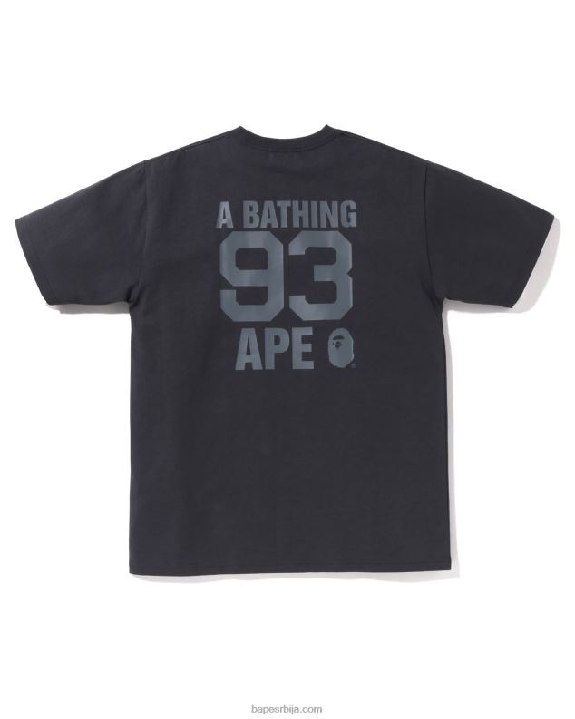 тамно сива мушкарци A Bathing Ape лого тее J42807