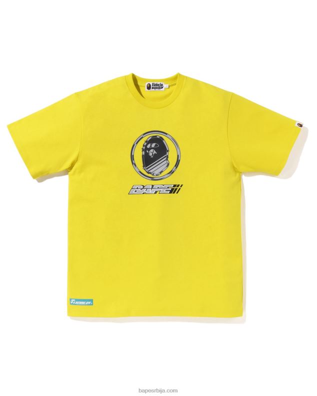 жута мушкарци A Bathing Ape лого тее J42808