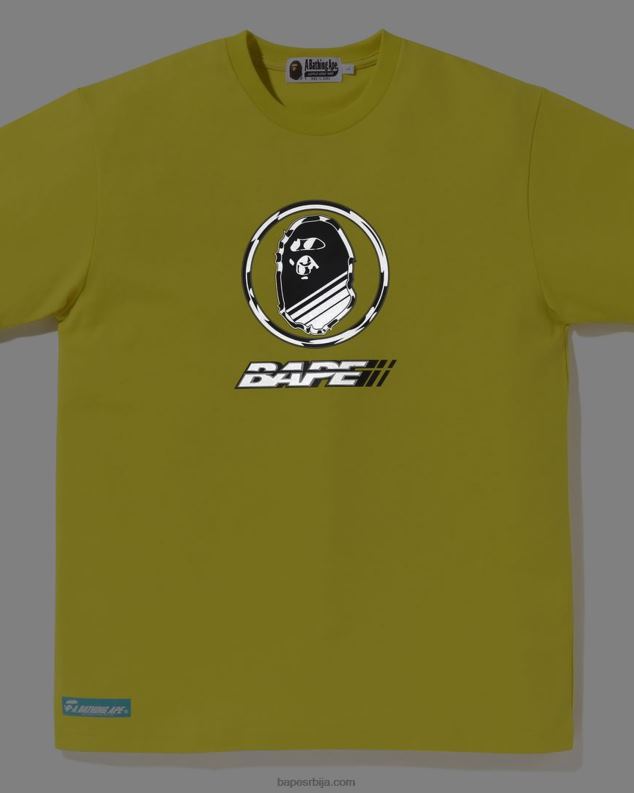 жута мушкарци A Bathing Ape лого тее J42808