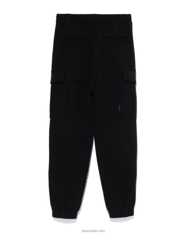 црн мушкарци A Bathing Ape Опуштене тренирке са 6 џепова J4280228