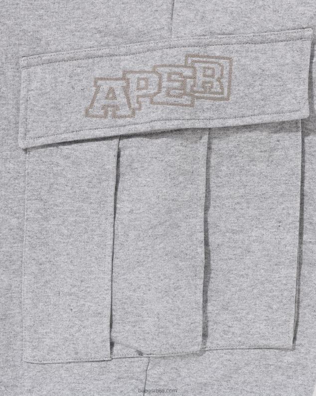 сива мушкарци A Bathing Ape Опуштене тренирке са 6 џепова J4280229