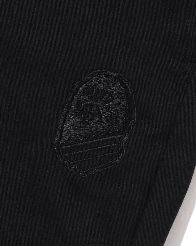 црн мушкарци A Bathing Ape лабаве цхино панталоне J4280291