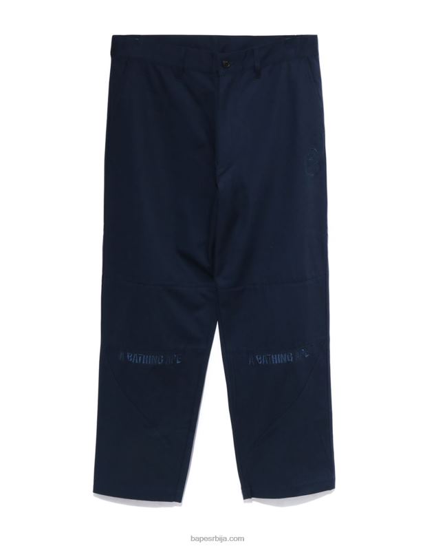Морнарско плаво мушкарци A Bathing Ape лабаве цхино панталоне J4280292
