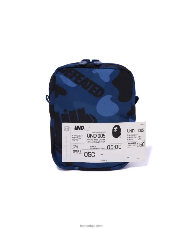 Војничко зелена мушкарци A Bathing Ape к ундфтд маскирне панталоне са више џепова у боји J4280348