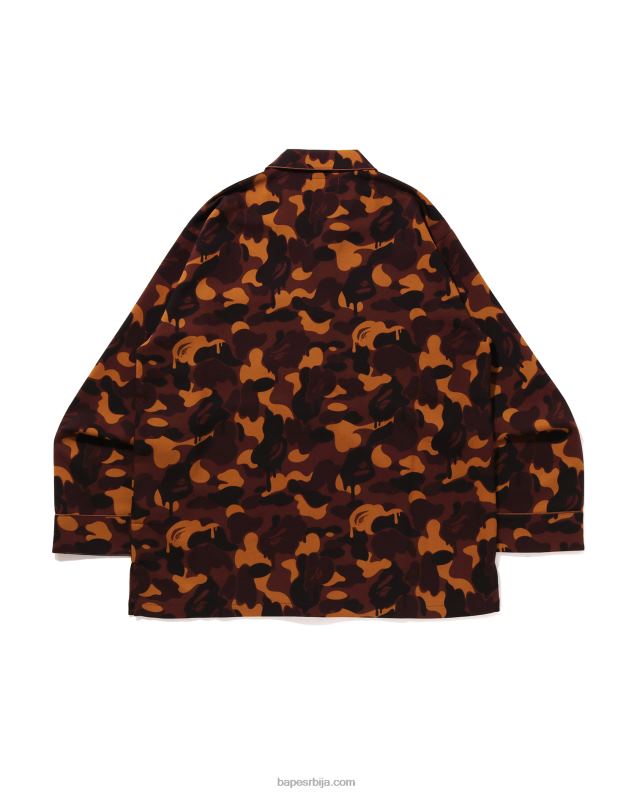 браон мушкарци A Bathing Ape цамо пиџама са чоколадом за Валентиново J4280300