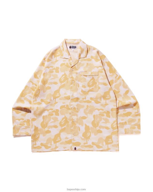 крем боја мушкарци A Bathing Ape цамо пиџама са чоколадом за Валентиново J4280301