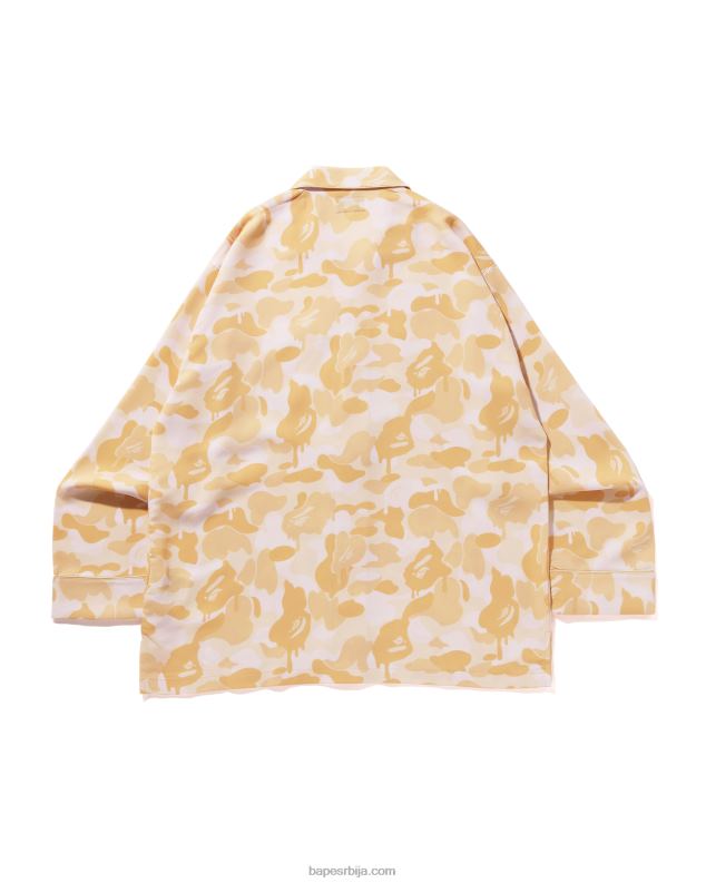 крем боја мушкарци A Bathing Ape цамо пиџама са чоколадом за Валентиново J4280301