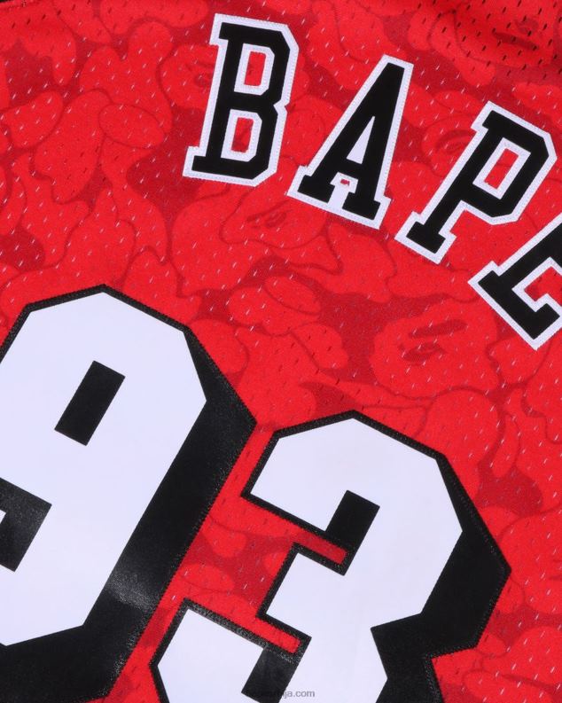 јарко црвена мушкарци A Bathing Ape к м&н мајами топло мајица мајице J4280364