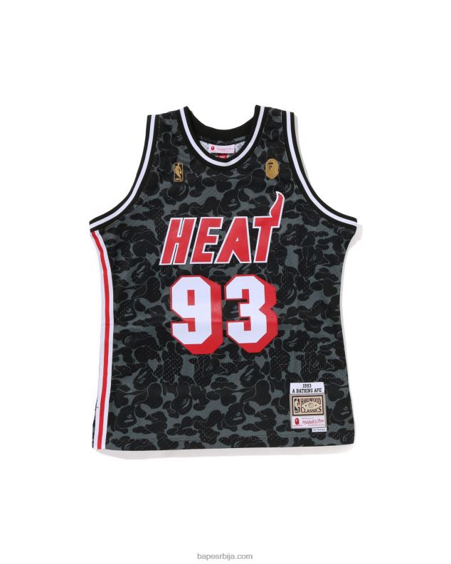 црн мушкарци A Bathing Ape к м&н мајами топло мајица мајице J4280365