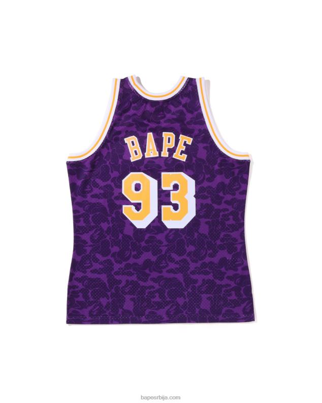 љубичаста мушкарци A Bathing Ape к м&н лос ангелес лакерс мајица без рукава J4280368