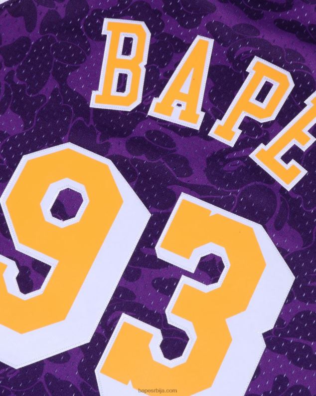 љубичаста мушкарци A Bathing Ape к м&н лос ангелес лакерс мајица без рукава J4280368