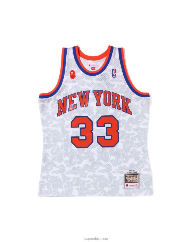 бео мушкарци A Bathing Ape к м&н њу иорк кницкс мајица без рукава J4280375
