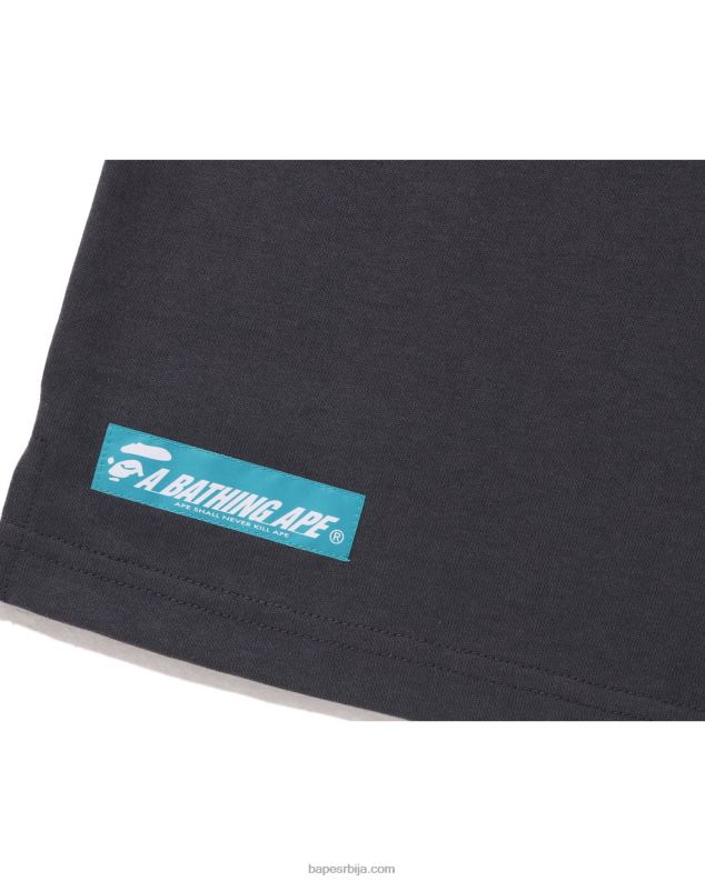 тамно сива мушкарци A Bathing Ape графичка мајица без рукава J42809