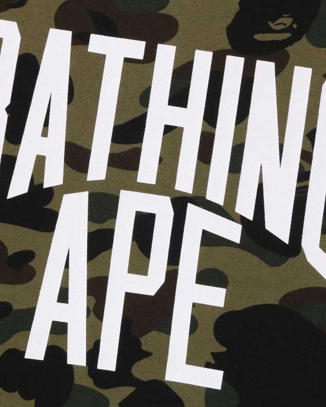 Војничко зелена мушкарци A Bathing Ape 1. маскирни изрез опуштеног кроја J4280286