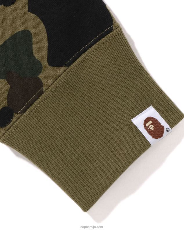 Војничко зелена мушкарци A Bathing Ape 1. цамо цревнецк J4280366