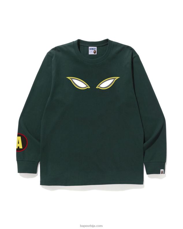 Војничко зелена мушкарци A Bathing Ape схадов тее J4280108