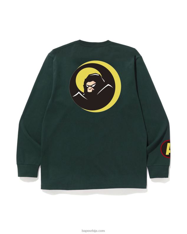 Војничко зелена мушкарци A Bathing Ape схадов тее J4280108