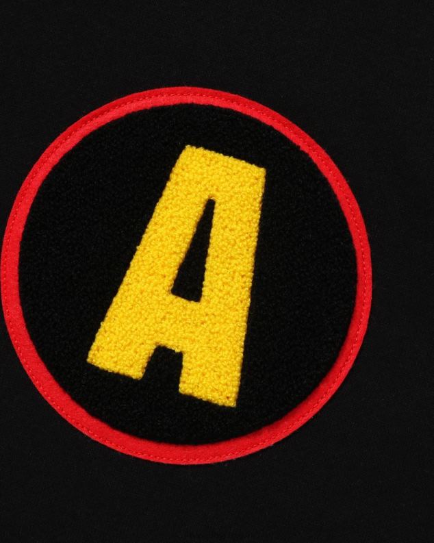 црн мушкарци A Bathing Ape сенка опуштена дуксерица са пуним патентним затварачем J4280179