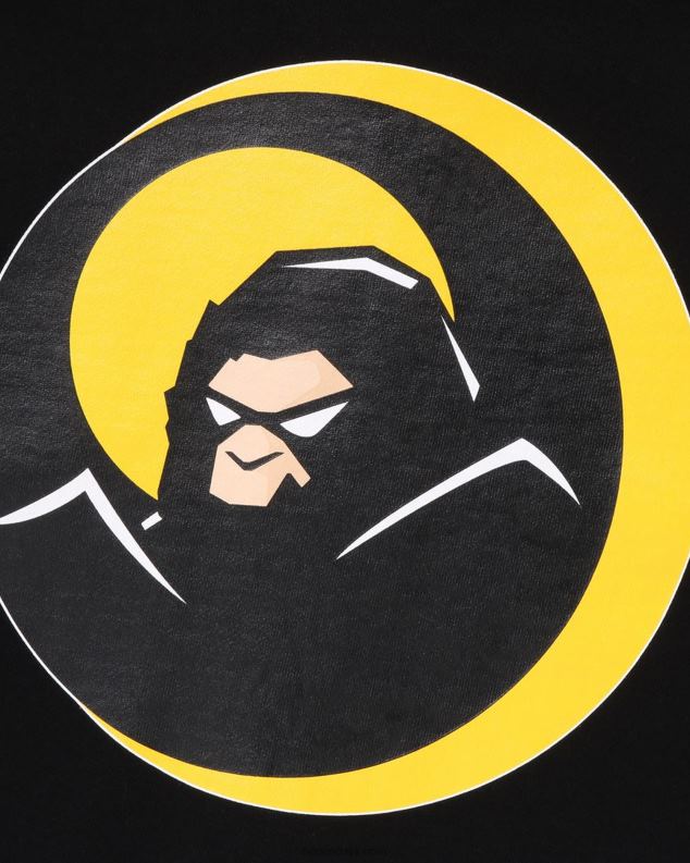 црн мушкарци A Bathing Ape сенка опуштена дуксерица са пуним патентним затварачем J4280179