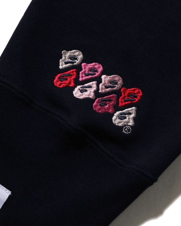 Морнарско плаво мушкарци A Bathing Ape абц цамо патцх опуштени кројни изрез J4280201