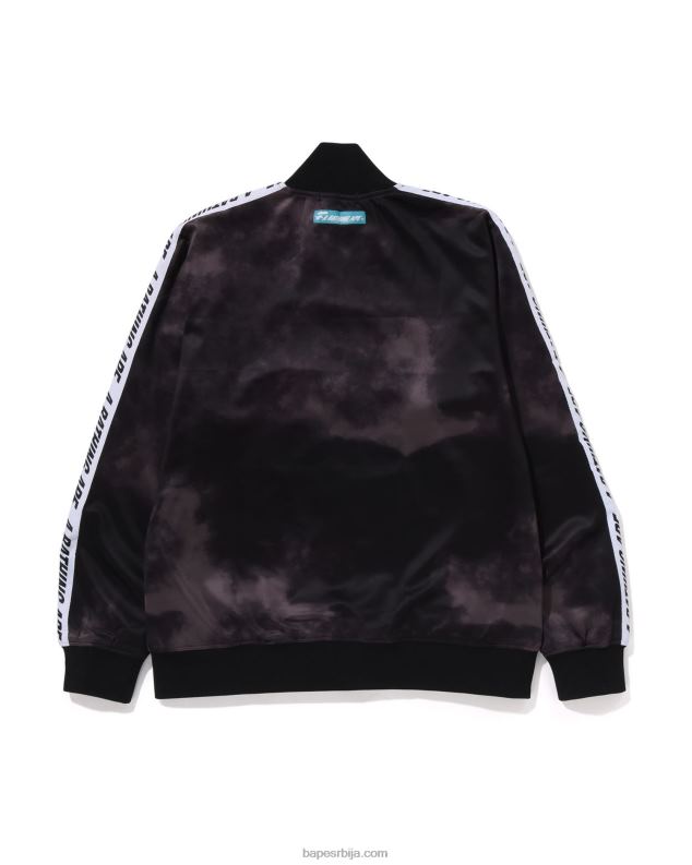 тамно сива мушкарци A Bathing Ape тие дие јакна J4280248