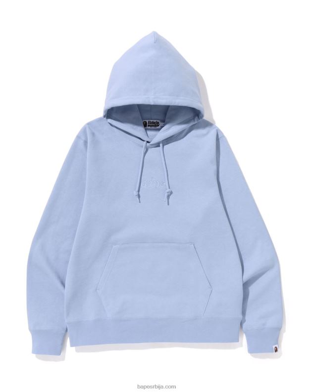 светло плава мушкарци A Bathing Ape пуловер с капуљачом J4280273