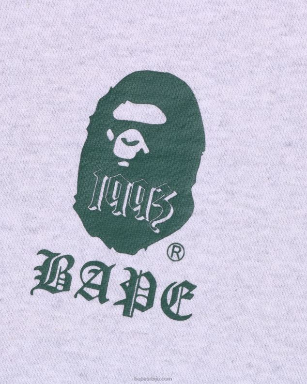 сива мушкарци A Bathing Ape пуловер хоодие J4280278