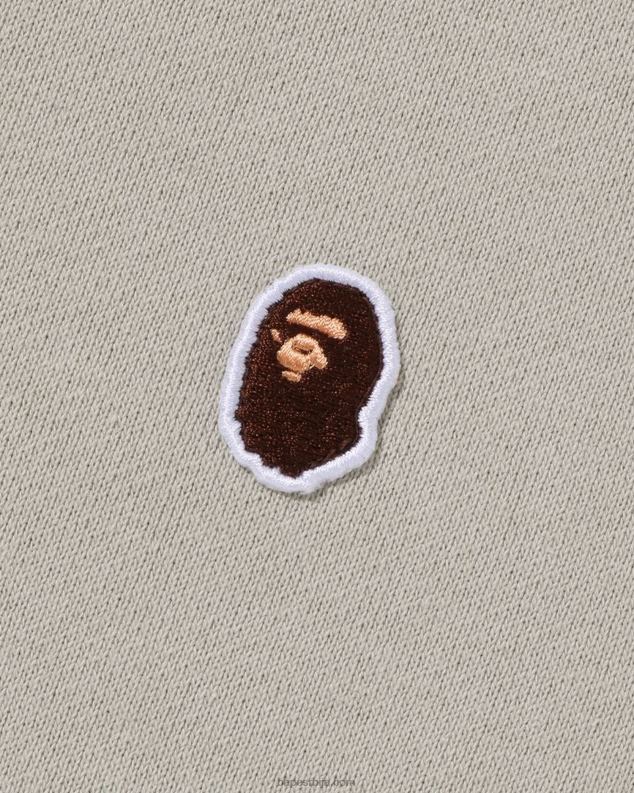 беж мушкарци A Bathing Ape глава у једној тачки опуштеног кроја изрез J4280304