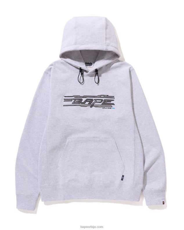 сива мушкарци A Bathing Ape шивање пуловера с капуљачом J4280316