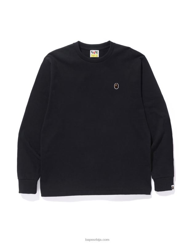 црн мушкарци A Bathing Ape хеад оне поинт тее J4280337