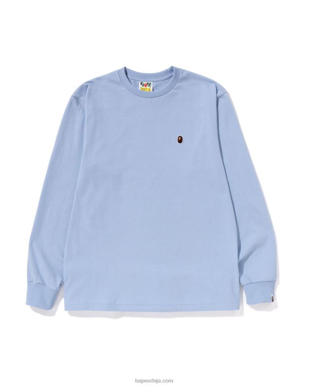 светло плава мушкарци A Bathing Ape хеад оне поинт тее J4280338