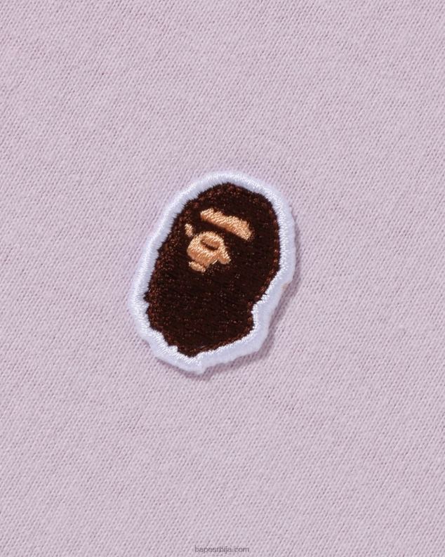 лила мушкарци A Bathing Ape хеад оне поинт тее J4280340