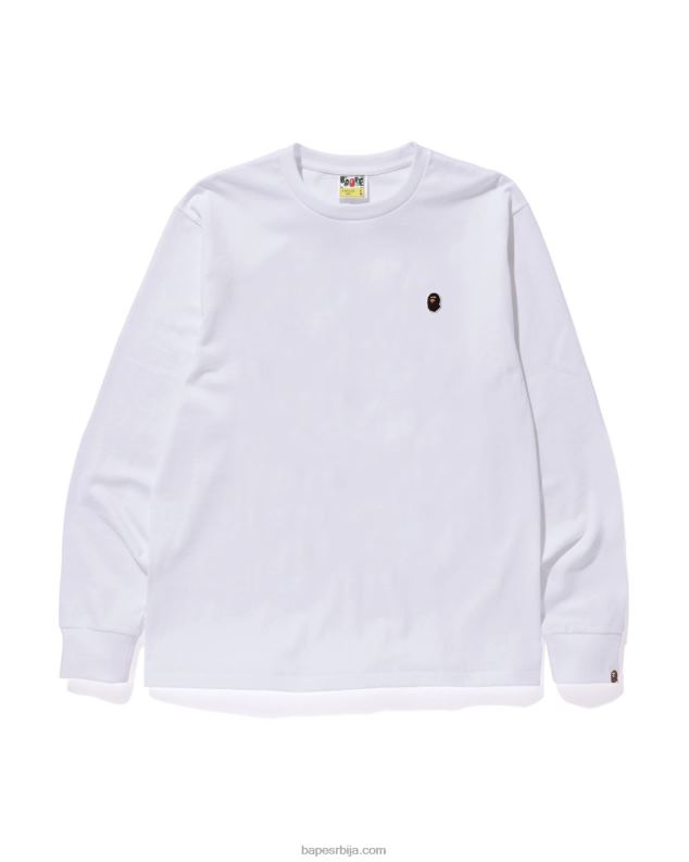 бео мушкарци A Bathing Ape хеад оне поинт тее J4280341