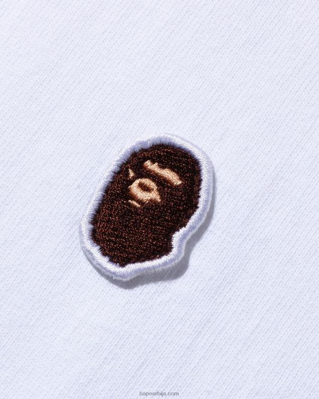 бео мушкарци A Bathing Ape хеад оне поинт тее J4280341