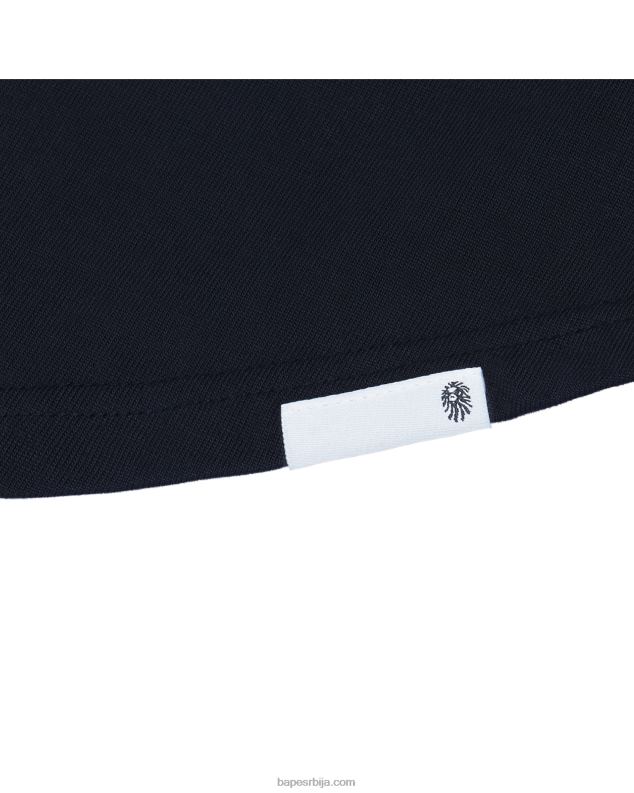 Морнарско плаво мушкарци A Bathing Ape мајица дугих рукава са логом J4280352