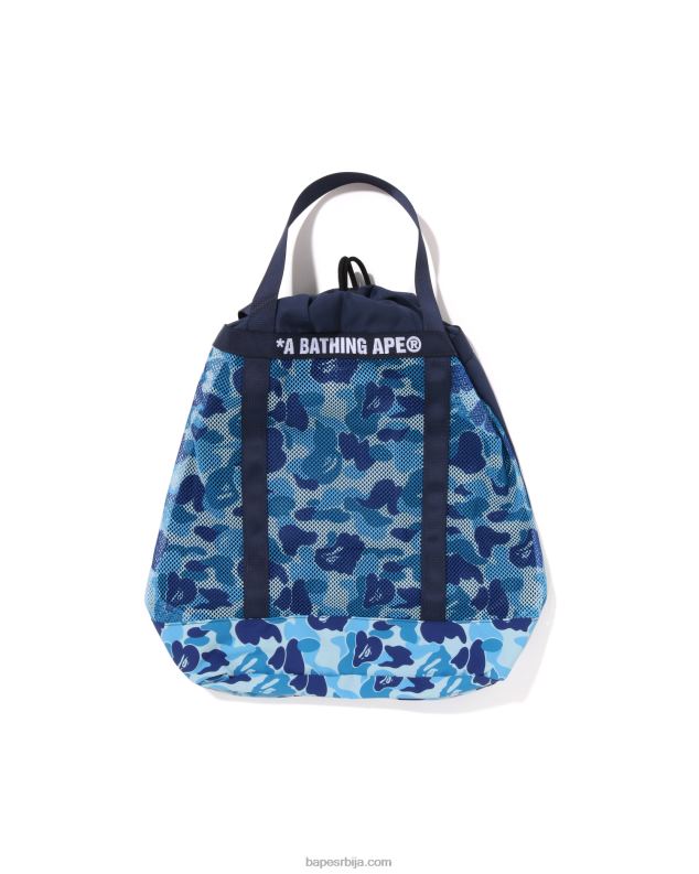 светло плава мушкарци A Bathing Ape абц цамо мрежаста торба J4280395