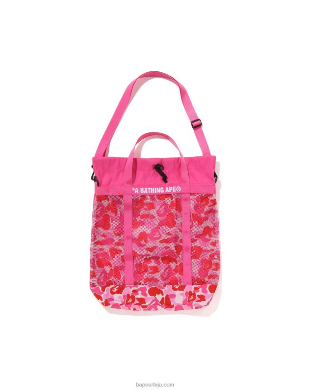 розе мушкарци A Bathing Ape абц цамо мрежаста торба J4280397