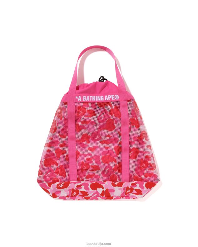 розе мушкарци A Bathing Ape абц цамо мрежаста торба J4280397