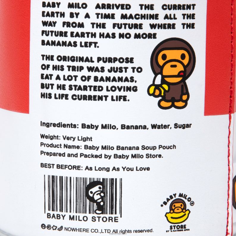јарко црвена мушкарци A Bathing Ape може торбица J4280759