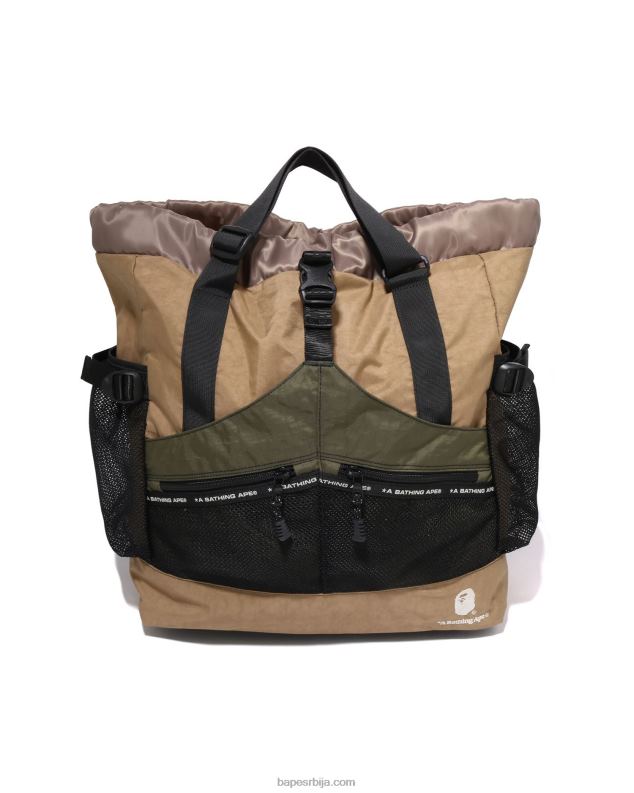 беж мушкарци A Bathing Ape вишеструка торба за блокирање боја J4280457