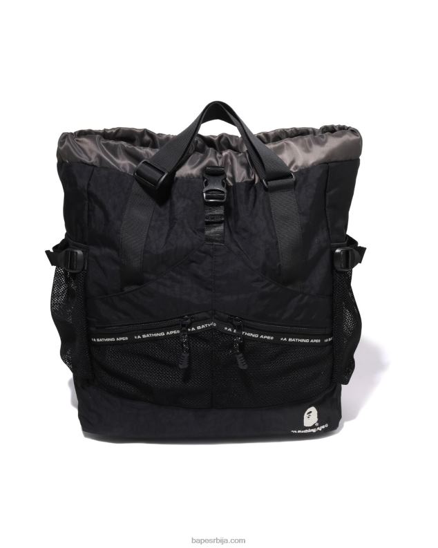 црн мушкарци A Bathing Ape вишеструка торба за блокирање боја J4280458